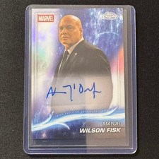 🀄️2025 TOPPS CHROME MARVEL STUDIOS REFRACTOR AUTO MAYOR WILSON FISK #AA-VDO