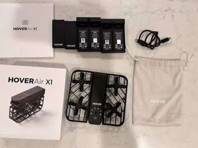 #ad Hover Air X1 Combo Plus Camera Drone Black with 2 charging hubs amp; 3 batteries $339.00