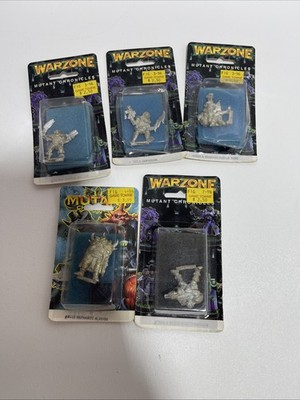MULTI-LISTING Warzone Mutant Chronicles Blister Total Of 5