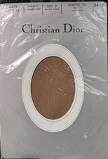 Vintage Stockings 1pr Pantyhose Nylons Christian Dior Diorella