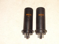 2 x 6L6 RCA Metal Tubes*Very Strong Matched Pair*#8