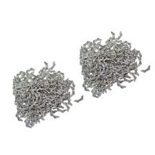 400Pcs angel Wing Spacer Loose Beads Pendant Charms DIY