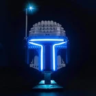 BrickBling LED Light Set for LEGO Star Wars Jango Fett Helmet 75408（Standard）