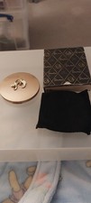 Stratton Vintage Powder Compact Good Metal With Leafy Design