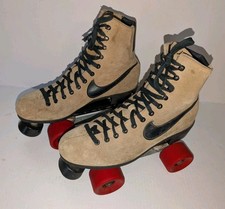Vintage NIKE Roller Skates Suede RC SPORTS SUNLITE 4 Men's 6 Women's 7.5/8