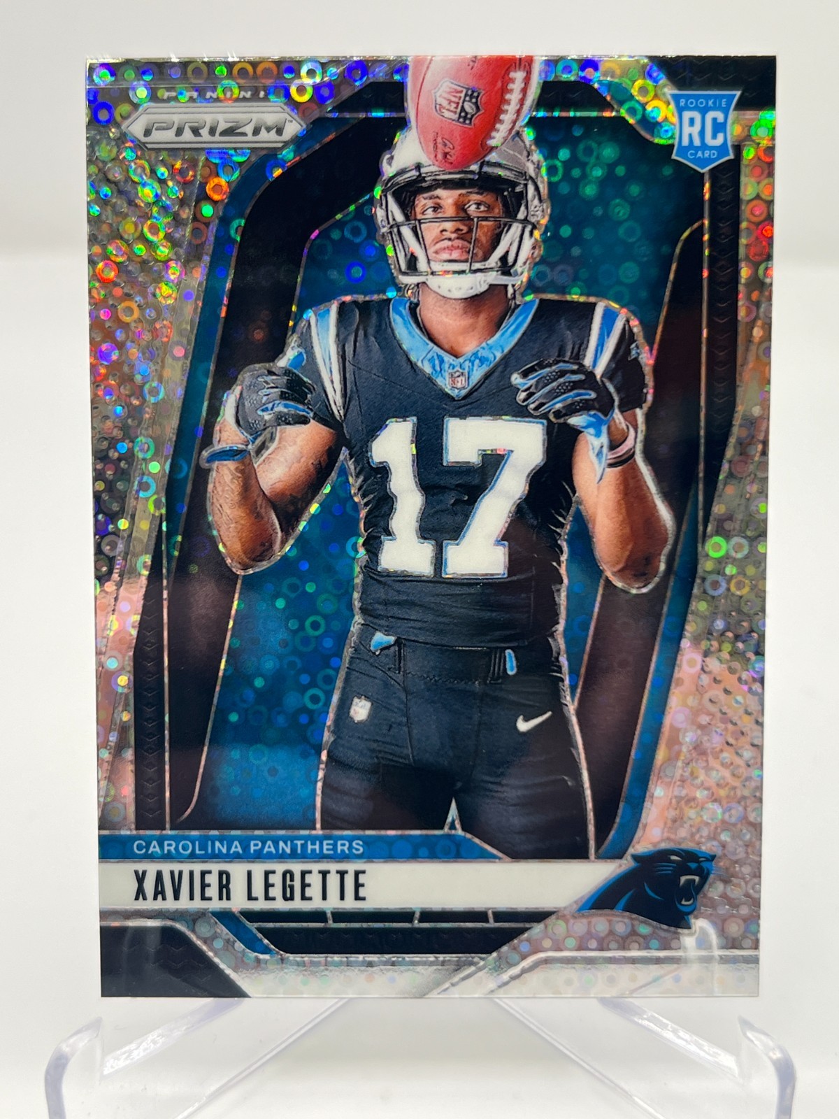 2024 PANINI PRIZM XAVIER LEGETTE RC NO HUDDLE VARIATION NO. 41 PANTHERS