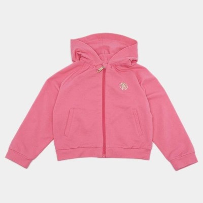 Roberto Cavalli Kids Pink Cotton ZipUp Jacket 3Yrs