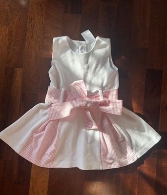 Bella Bliss - Polokleid Tennis Style - Einsätze und Streifengürtel - 2 Jahre