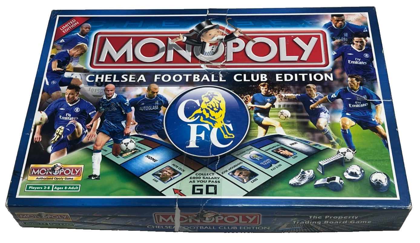 MONOPOLY GAME : Chelsea Football Club 2004 Edition - Contents In Vgc