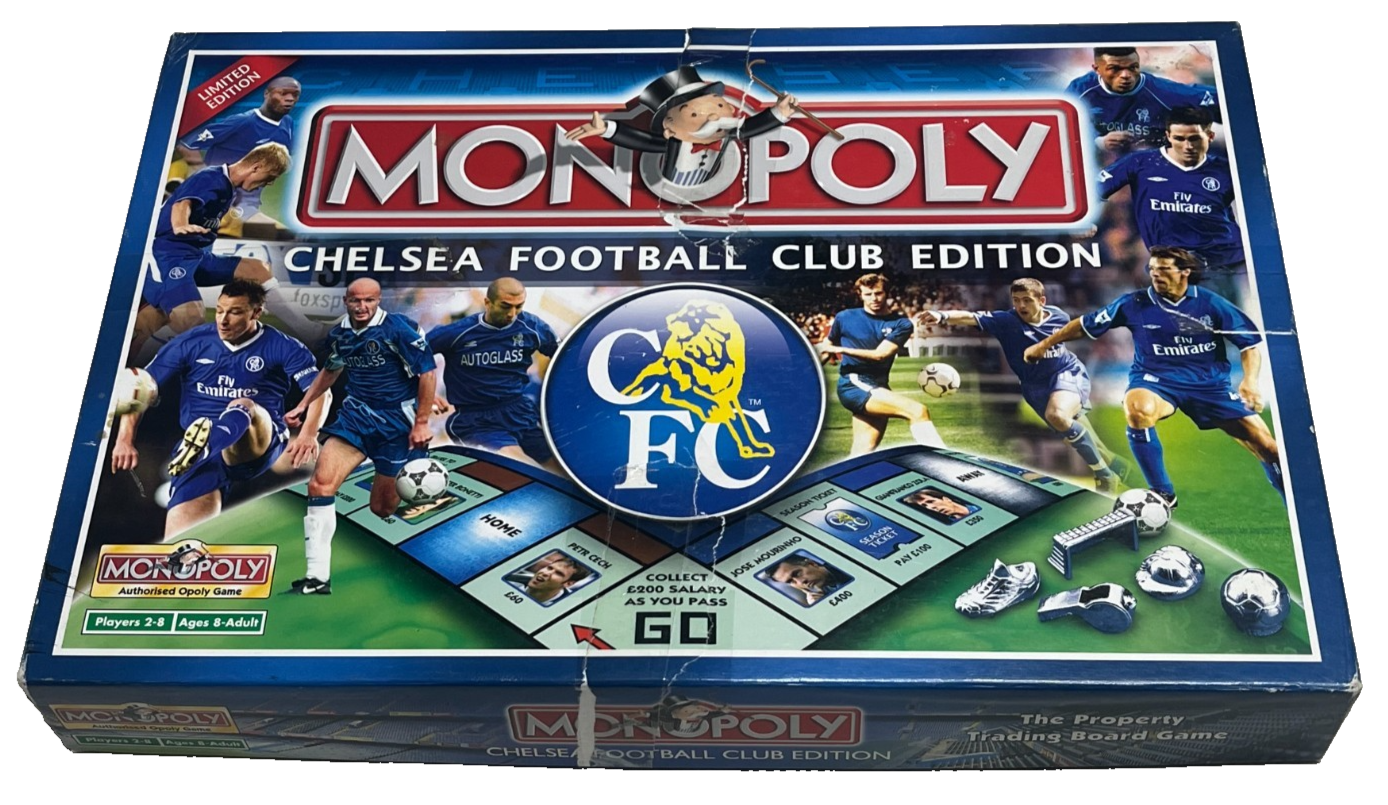 MONOPOLY GAME : Chelsea Football Club 2004 Edition - Contents In Vgc