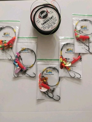 5x 1 or 2 up 1 down Wessex rigs VERSATILE - Amnesia/Asso - Koike Classic hooks
