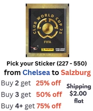Panini FIFA Club World Cup 2025 Stickers #227 - #550