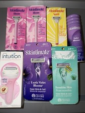 Skintimate Disposable Razor Lot Bloom Spark Exotic Violet Bloom Sensitive