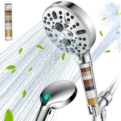 Cobbe Filtered Shower Head with Handheld, High Pressure 9 3. Chrome Plated 