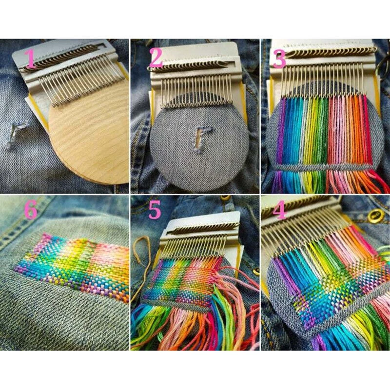 Telar Speedweve pequeño - Máquina herramienta herramienta de darning de reparación de costuras de tejido Foto 3 de 4