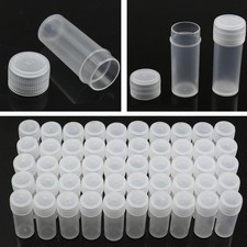 100Pcs 5ml Plastic Small Bottle Storage Conta...