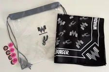 2025 SXSW Whataburger x Spurs Museum of Art Swag: Clear Sling Bag & Bandana