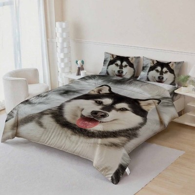 3D Pet Dog Quilt Cover Set Bedding Sets Pillowcases 211