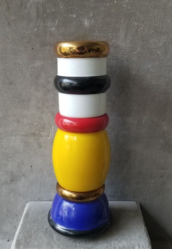 Friedensreich Hundertwasser / Ars Mundi - Säulenleuchter - Porzellan