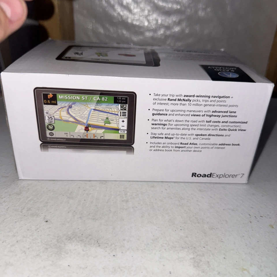 Rand McNally RoadExplorer 7 Advanced GPS Car Tablet Sealed Box - Image 4 of 4
