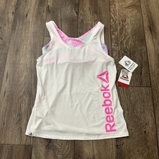 Reebok Girl's Tank With Built In Sports Bra Girl s Size L 10/12