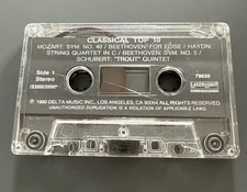 Classical Top 10 - Mozart - Beethoven - Audio Cassette