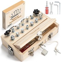 Vanplay Montessori Spielzeug Holzspielzeug Schraubendreher Motorikspielzeug Busy