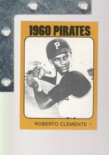 1980 TCMA 1960 Pittsburgh Pirates Singles RARE! Pick From List Up To 25% OFF