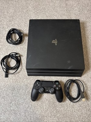 Sony PlayStation 4 Pro 1TB Console CUH-7215B with Controller and Cords-WORKS