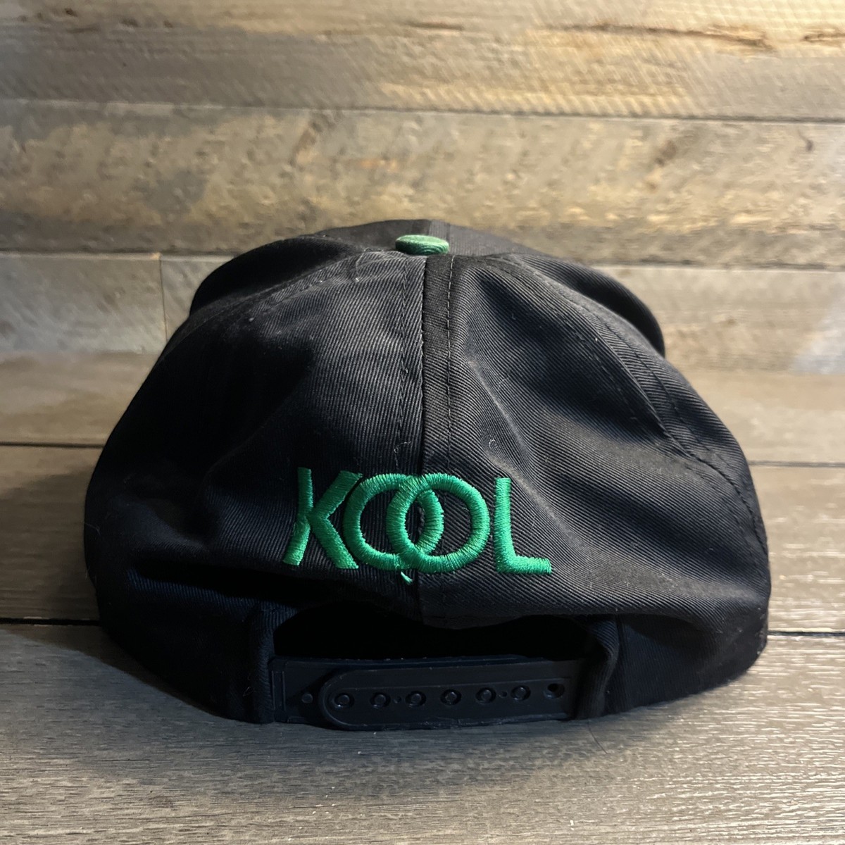 帽子 kool Vintage KOOL Cigarettes 90s Black Green Promo Adjustable Snapback