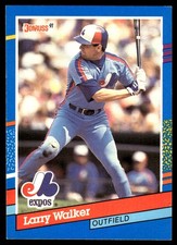 Larry Walker 1991 Donruss #359 Expos MLB READ FREE SHIPPING AutographDen
