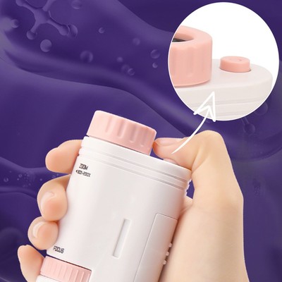 Discover the Microworld with this Portable 200x LED Pocket Microscope for Kids