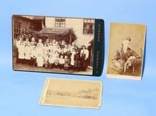 3 x 19thC CDV Photographs Yeoman Bros. & James Sherwood BEDALE North Yorks #OC