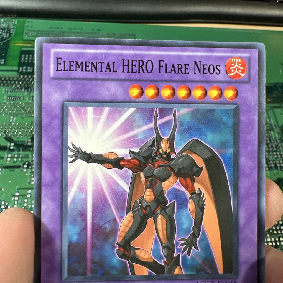 Elemental Hero Flare Neos - LCGX-EN058 - Common 1st Edition Yugioh Card - Image 2 of 4