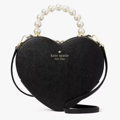 Kate Spade New Heart 2-Way Pearl Schultertasche Handtasche Neu