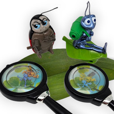 Lot of 4 McDonald's Meal 'A Bug's Life' 2 Clip Spy Watches, Flik, Francis Toys
