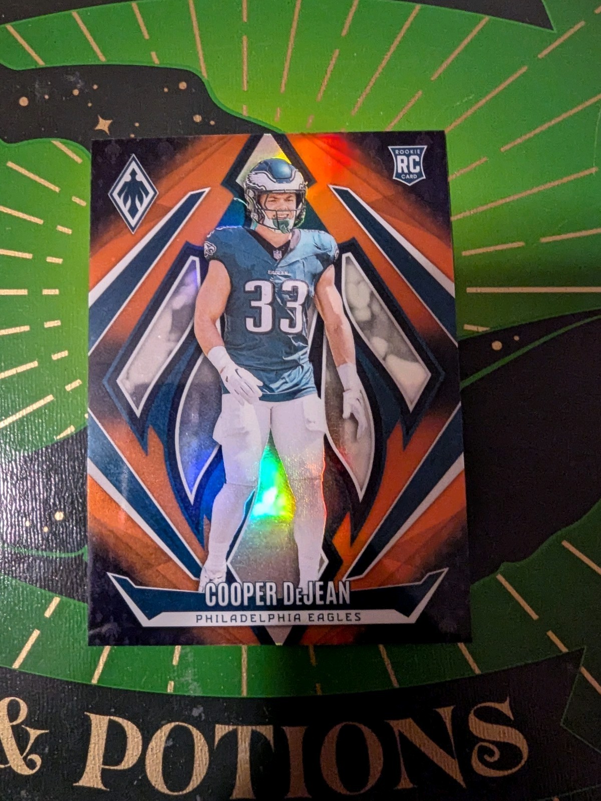 2024 Panini Phoenix Rookies Orange Fade Cooper DeJean #171 Rookie RC