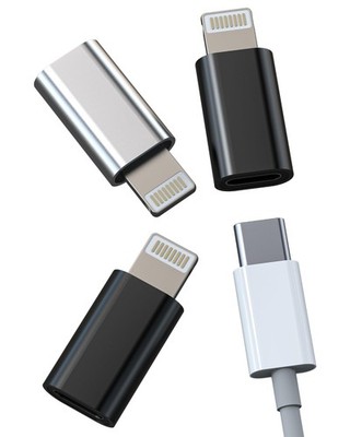 USB Female to Lightning Charging Converter(3 Pack)for iPhone 14 13 max Adapte...