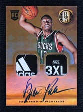 2014-15 Panini Gold Standard Rookie Jersey Tag 1/1 Jabari Parker Patch Auto 0dj8