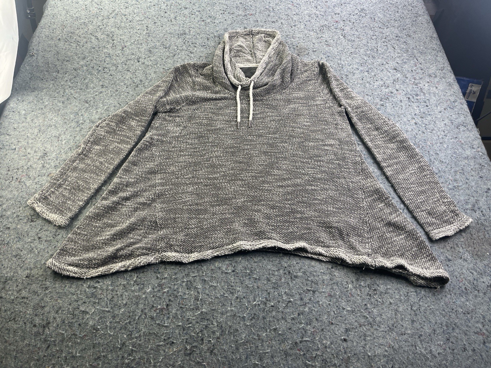 Calvin Klein Performance Gray Cowl Neck Long Sleeve Sweater Top Small