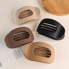 4pcs Flat Oval Claw Mate Multi for thick Hair Clip For Women Girls Accessories