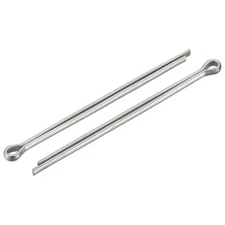 Split Cotter Pins, 4mm x 80mm 304 Stainless Steel Clip Fastener Fitting 30Pcs