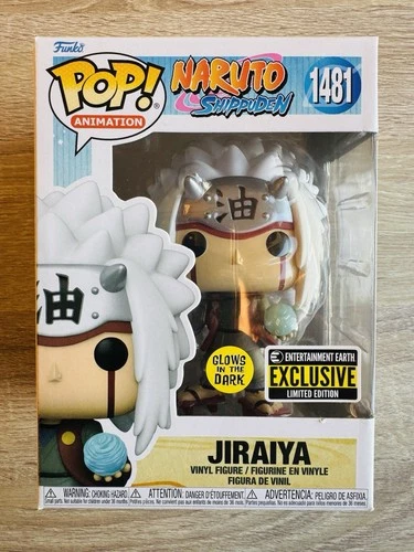 Funko Pop! Naruto Shippuden Jiraiya #1481 GITD Entertainment Earth Exclusive