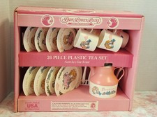Lady Lovely Locks And The Pixietails Tea Set 1987 26 Piece Set NIB See Pics
