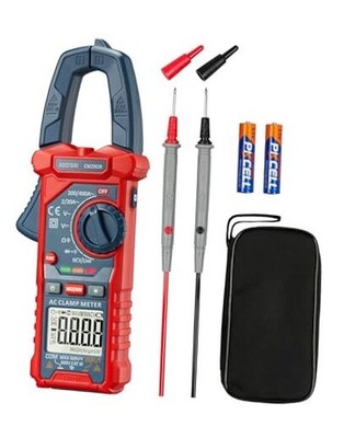  Digital Clamp Meter Multimeter Amp Voltage Tester Auto 2000 Counts Blue