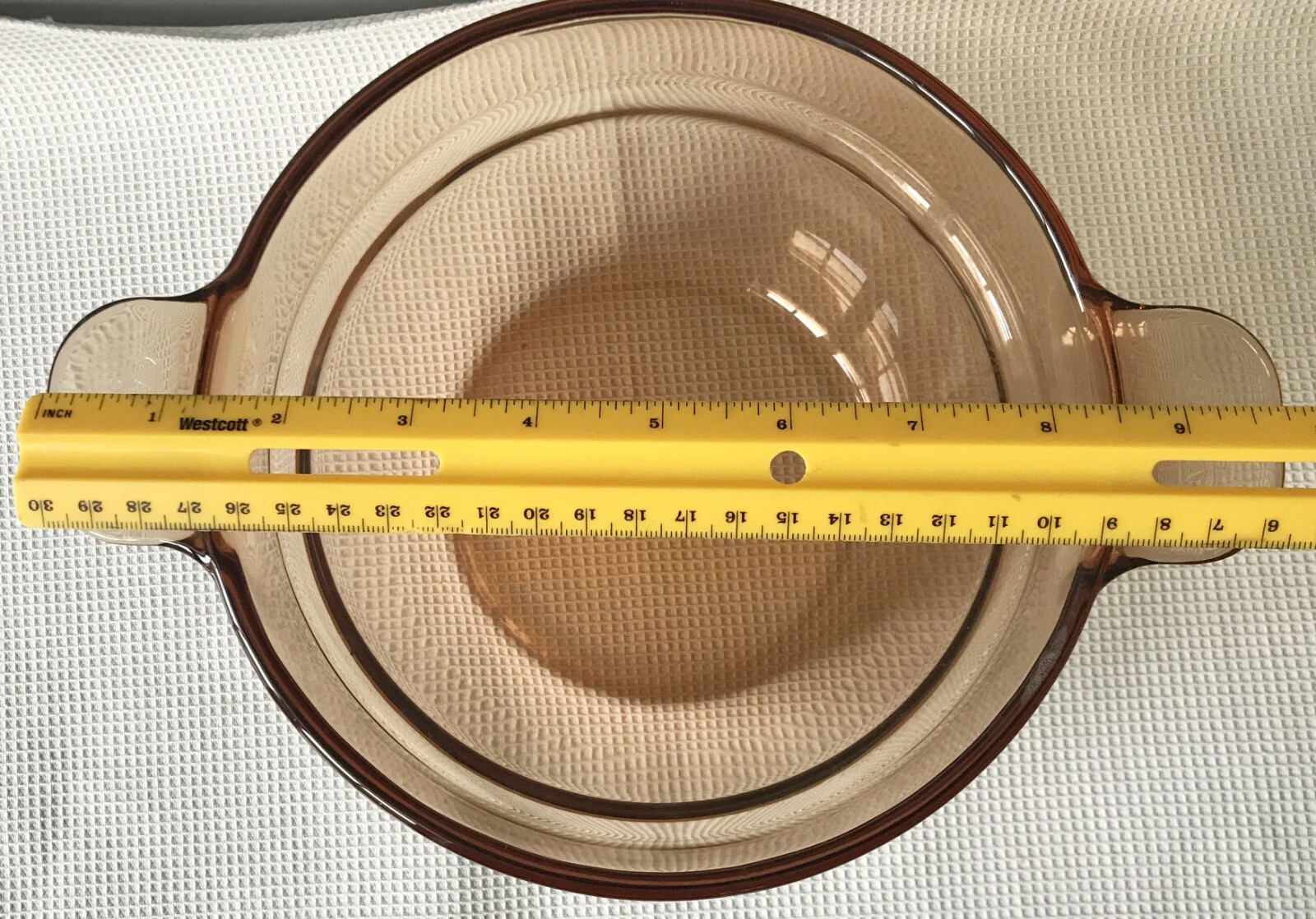 Corning Vision France Amber Glass Double Boiler Insert V20B eBay