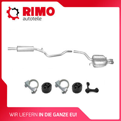 2005-2010 Auspuff Mittel+Endschalldämpfer Auspuffanlage VW Passat B6 2.0 FSI
