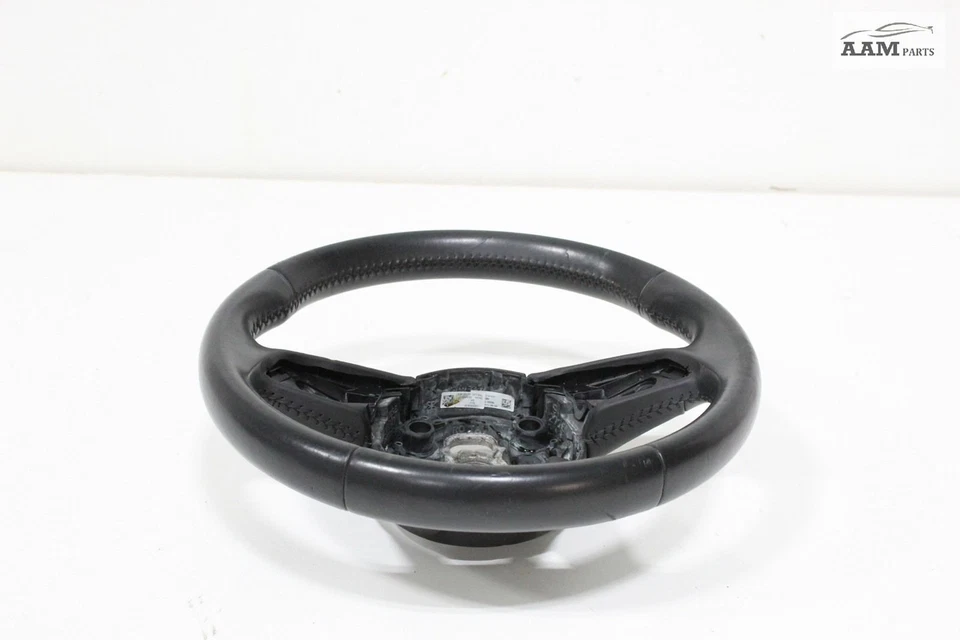 Anel de volante dianteiro esquerdo do lado do motorista Audi A5 Quattro 2018-2019 preto fabricante de equipamento original - Imagem 2 de 4