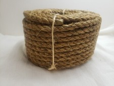 Manila Rope 3 Strand 1-1/8 Cir x 75ft Twisted  Mineral Oil Treated Natural