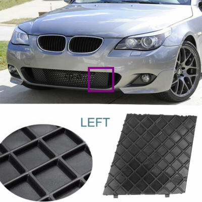 1x For BMW E60 E61 M Package 03-10 Front Left Side Bumper Cover Lower Mesh Grill